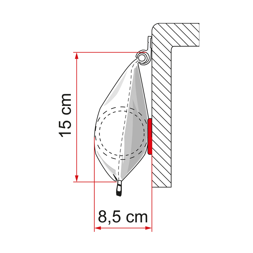 Fiamma CaravanStore XL 3.60 x 2.50 Beyaz Torba Tipi Tente