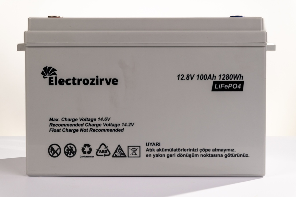 Electrozirve 100 Ah Lityum Akü  lithium