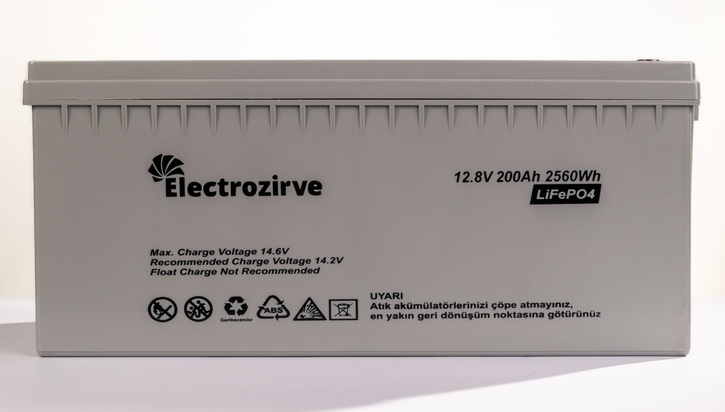 Electrozirve 200 Ah Lityum Akü  lithium