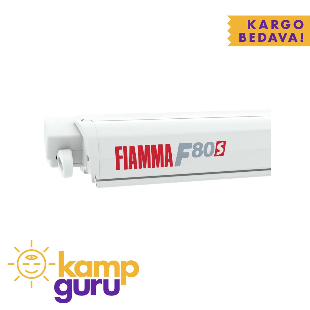 Fiamma F80s 400 Beyaz Kasa Tente (Royal Gri Kumaş)