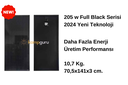 Apex 205 W Half-Cut / Full Black Monokristal Güneş Paneli (2024 Yeni Teknoloji)