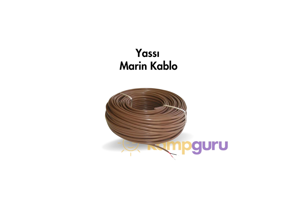 Marin Kablo 2x1,00 cm Yassı Erkab 1metre Fiyatıdır.