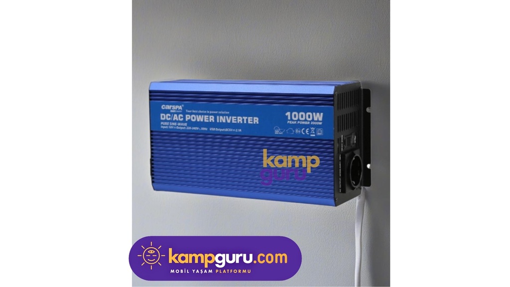 Carspa 1000W 12V Tam Sinüs İnverter