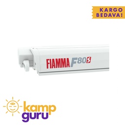 [07830E01R] Fiamma F80s 400 Beyaz Kasa Tente (Royal Gri Kumaş)