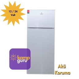 [KG-EVA-225-SİLVER] Evacool EVA M 225 12/24 Volt / 225 Litre Kompresörlü Buzdolabı